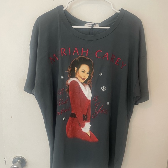 Daydreamer Tops - Daydreamer Dark Gray Graphic Tee